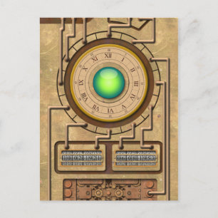 Die Zeitmaschine - H. G. Wells Postkarte