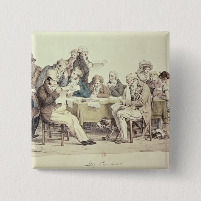 Die Zeitungen Button (Vorderseite)