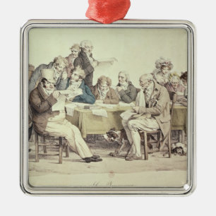 Die Zeitungen Ornament Aus Metall