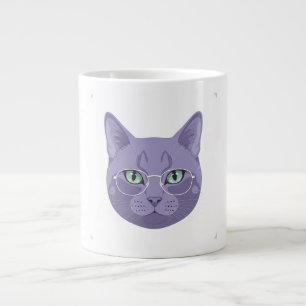 Die Zen-Meisterkatze Jumbo-Tasse