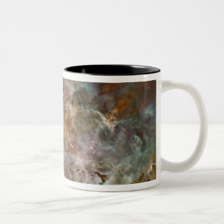 Die zentrale Region des Karina-Nebels Zweifarbige Tasse