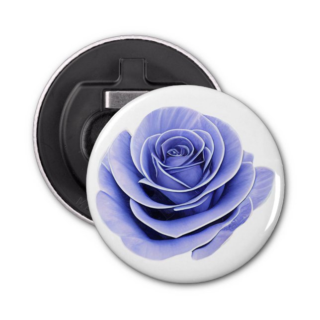 Die zerbrechliche Schönheit einer Rose Flaschenöffner (Vorderseite)