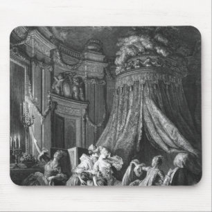 Die Zeremonie das Gehen-zubett der Braut Mousepad