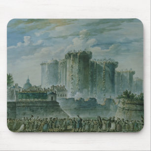 Die Zerstörung der Bastille, am 14. Juli 1789 Mousepad