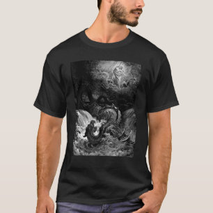 Die Zerstörung von Leviathan Gustave Dore Biblical T-Shirt