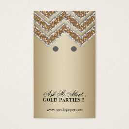 Die Zickzack Schmuckkarten sammeln Gold