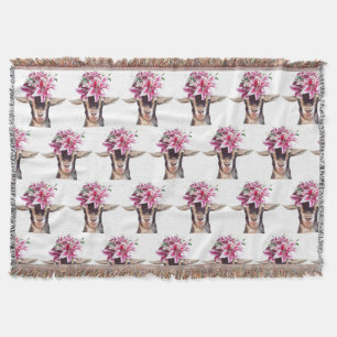 Die Ziege blanket Lily Decke