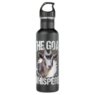 Die Ziege Whisperer Funny Goat Lover Bauer Geschen Edelstahlflasche