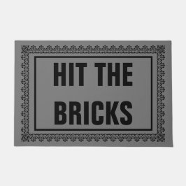 Die Ziegelmatte treffen Fußmatte