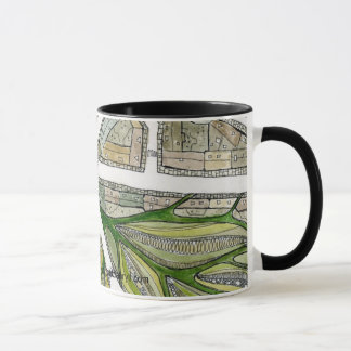 Die Ziegelstein-duftende Stadt Tasse