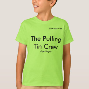 Die ziehende Zinn-Crew T-Shirt