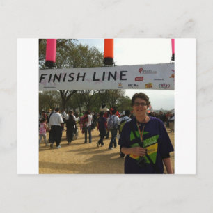 Die Ziellinie! Postkarte
