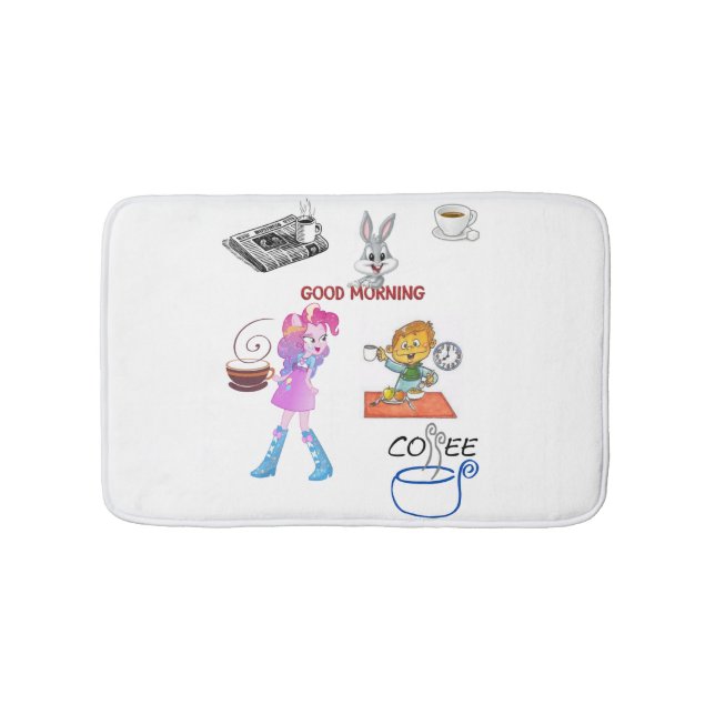 Die Zimmer sind sehr klein und sauber. Badematte (Vorderseite)