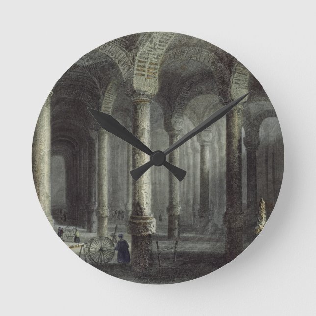 Die Zisterne Bin-Veber-Direg, oder die Tausenden u Runde Wanduhr (Vorderseite)
