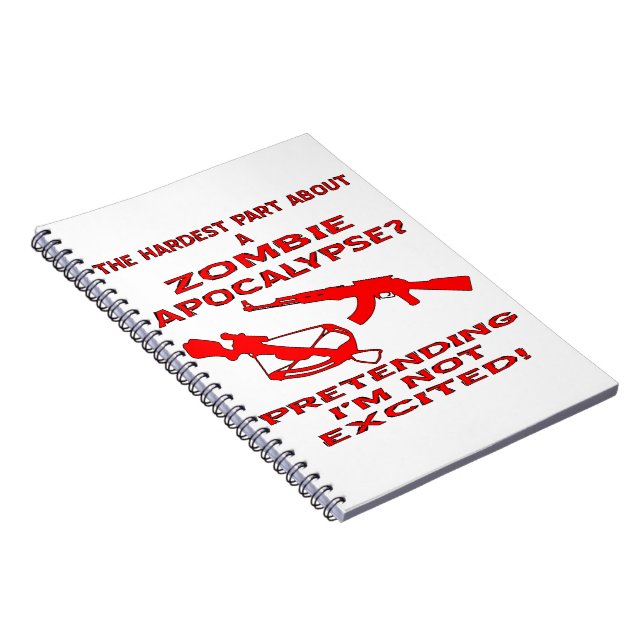 Die Zombie-Apokalypse, die bin ich vortäuscht, Notizblock (Rechte Seite)