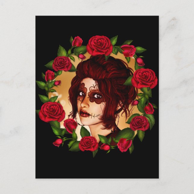 Die Zuckerpuppe Postkarte (Vorderseite)