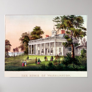 Die Zuhause von George Washington Poster