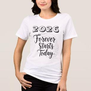 Die Zukunft beginnt heute - Braut in spe Tri-Blend Shirt