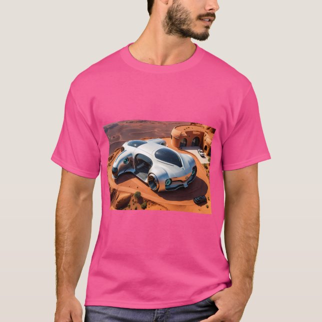 Die Zukunft beginnt in der Wüste T-Shirt (Vorderseite)