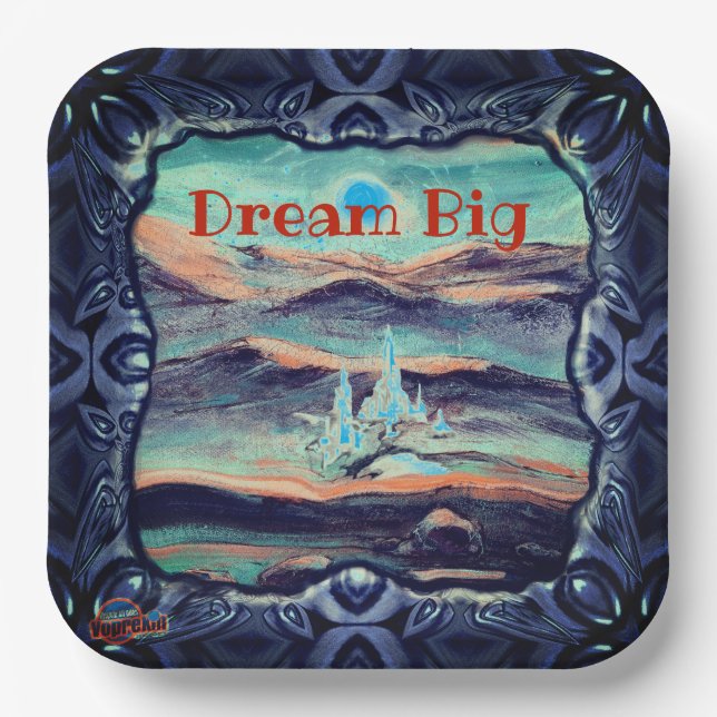 Die Zukunft der Stadt des Lichtraums Big Pappteller (Vorderseite)