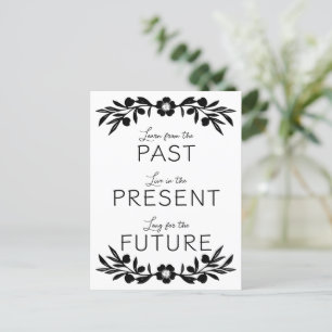 Die Zukunft der Vergangenheit Postkarte