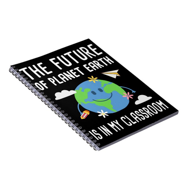 Die Zukunft des Planeten Erde ist in meinem Klasse Notizblock (Rechte Seite)