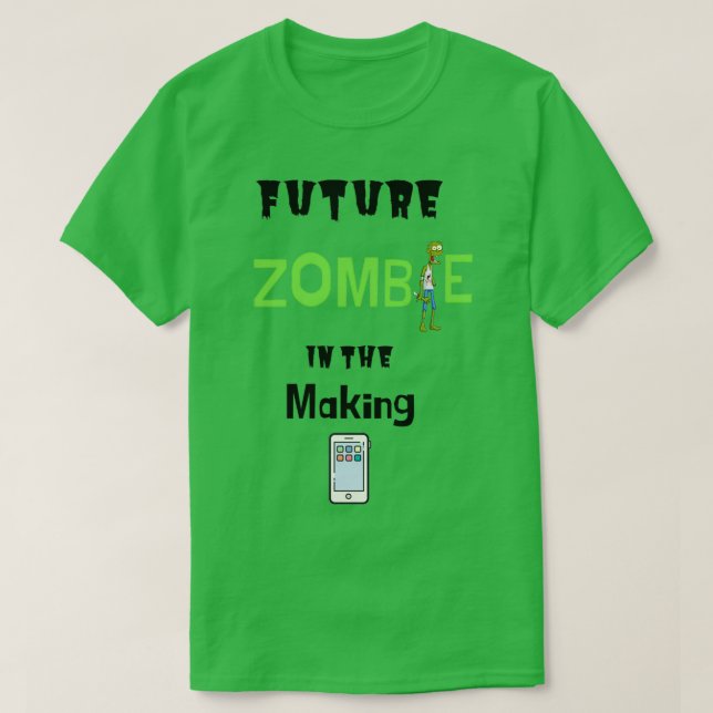 Die Zukunft des Zombie T-Shirt (Design vorne)