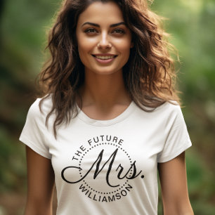 Die Zukunft Frau Gepunktet Dots Wedding T-Shirt