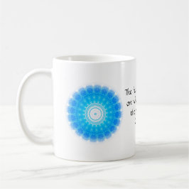 Die Zukunft hängt von ab, was wir im Geschenk tun Tasse