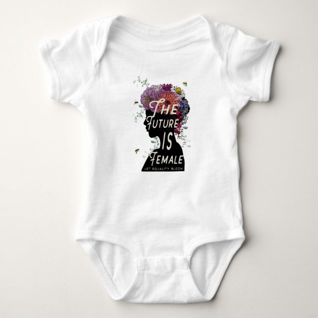 Die Zukunft ist - Babybodysuit weiblich Baby Strampler (Vorderseite)
