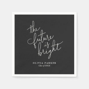 Die Zukunft ist der rechte Abschluss Napkins Serviette