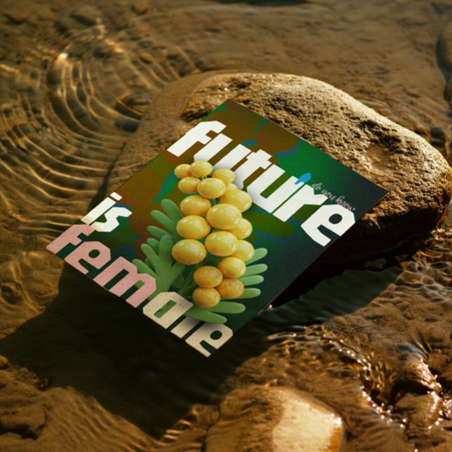 Die Zukunft ist die Frauenkarte - Dark Edition Dankeskarte (Von Creator hochgeladen)