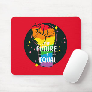 Die Zukunft ist gleich hoch Mousepad