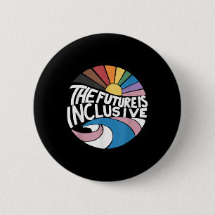 Die Zukunft ist inklusiv Lgbt Schwulenrechte Stolz Button