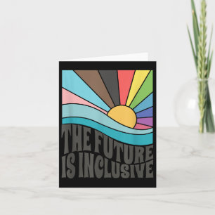 Die Zukunft ist inklusiver Gay Rights Pride _1 Karte