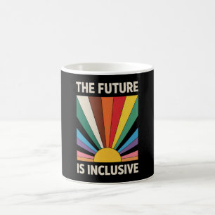 Die Zukunft ist inklusiver LGBTQ-Stolz-Verbündeter Kaffeetasse