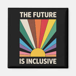 Die Zukunft ist inklusiver LGBTQ Stolz Verbündeter Magnet