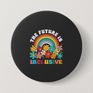 Die Zukunft ist inklusiver Stolz Monat LGBTQ Button