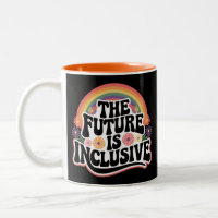 Die Zukunft ist inklusives Rainbow LGBTQ Flag Gay