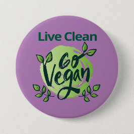 Die Zukunft ist Veganes Design Button