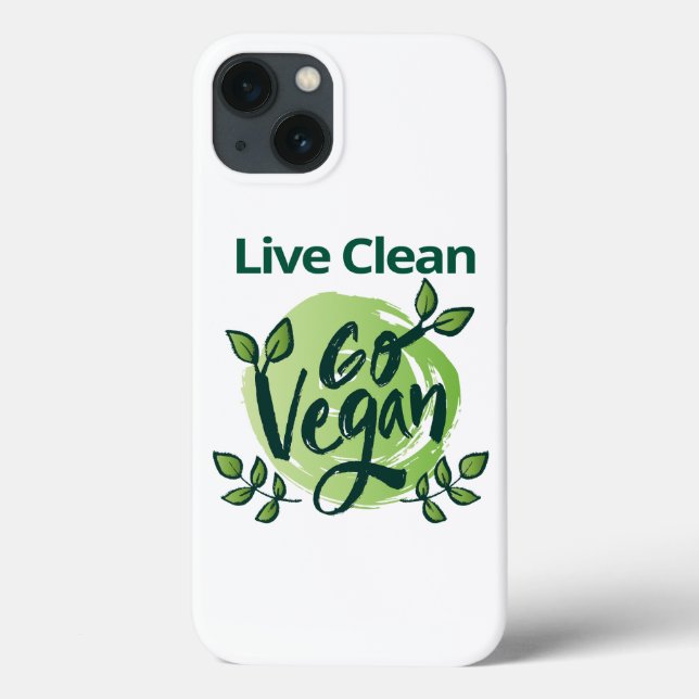 Die Zukunft ist Veganes Design Case-Mate iPhone Hülle (Rückseite)