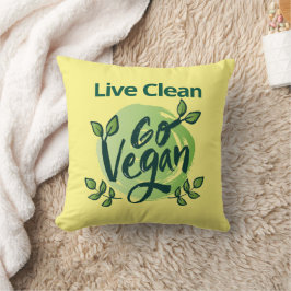 Die Zukunft ist Veganes Design Kissen