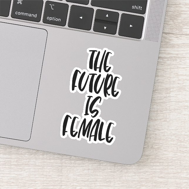 Die Zukunft ist weiblich Aufkleber (Detail)