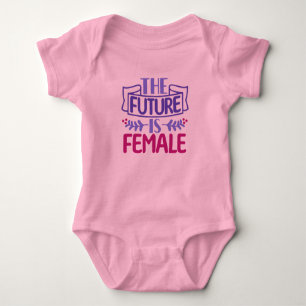 Die Zukunft ist weiblich Baby Body – Feminist Baby Strampler