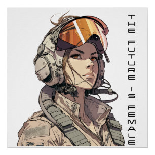 Die Zukunft ist weiblich, gleiche Rechte, feminist Poster