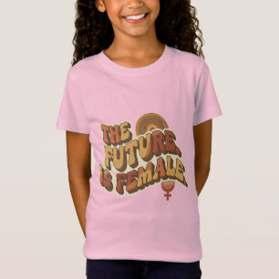 Die Zukunft ist weiblich Retro 70er Feministische  T-Shirt