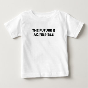 Die Zukunft ist zugänglich ASL-Gebärdensprache Bra Baby T-shirt
