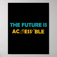 Die Zukunft ist zugänglich Braille American Sign L