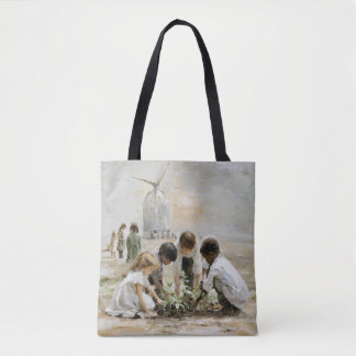 Die Zukunft: Kinder in der Garden Tote Tasche