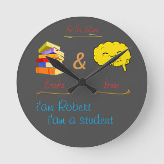 die Zukunft Runde Wanduhr